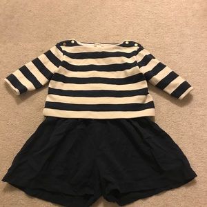 Crewcuts Striped Romper